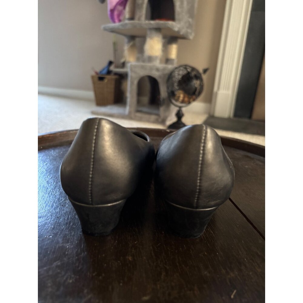 Basic Editions Women's Size 6.5W Black Flats New - Picture 4 of 6